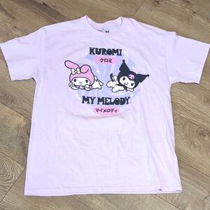 My Melody & Kuromi Sanrio Double Sided Tee Shirt Size L